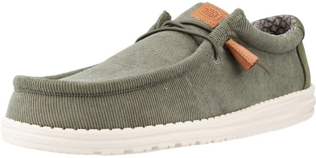 Dude Wally Corduroy Shoes green