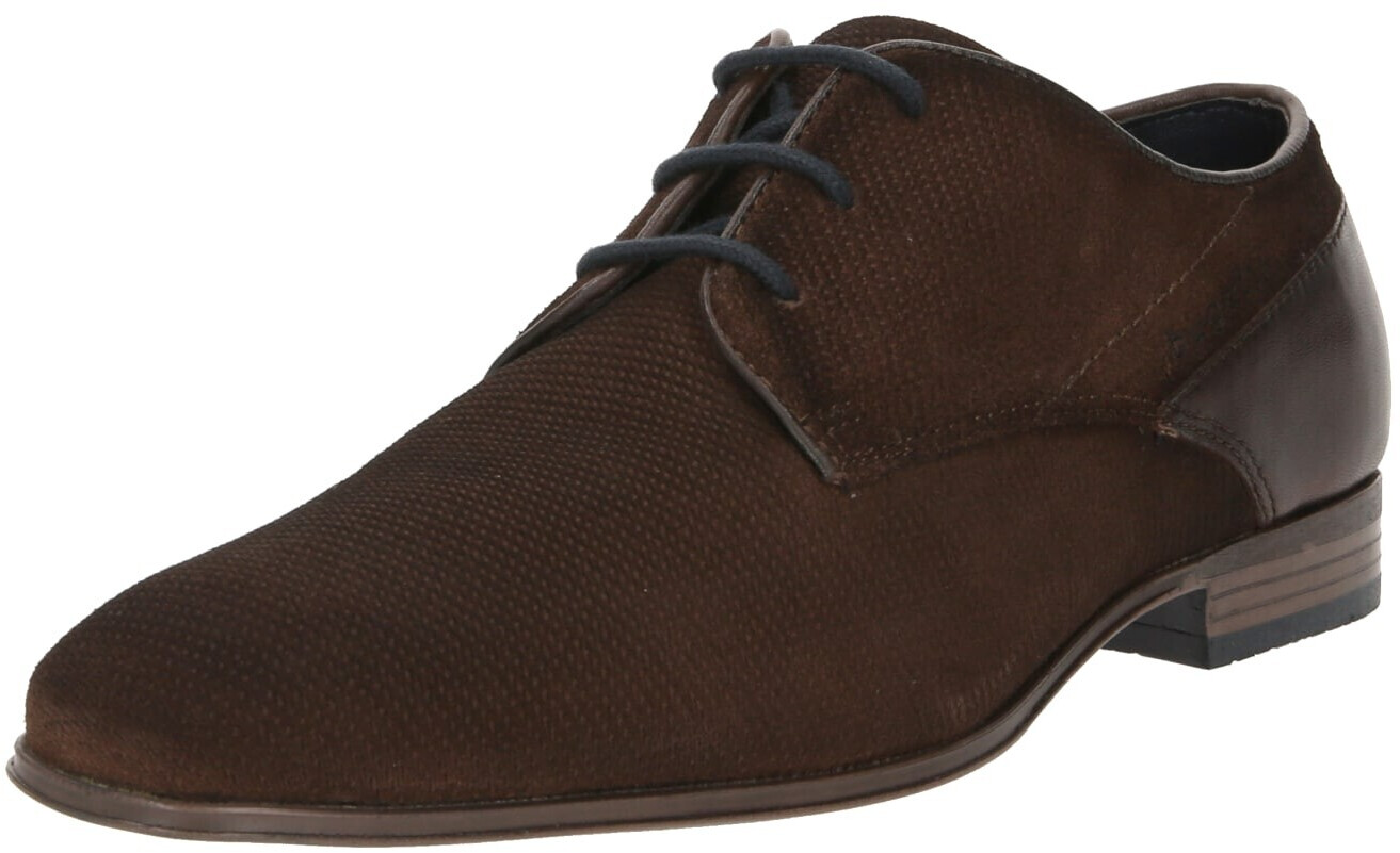 Bugatti Lace-up shoe 'Mattia Eco' dark brown 14512350