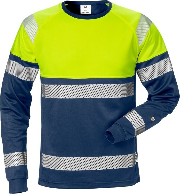 Fristads Warnschutz T-Shirt High Vis 7519 THV Warnschutz-Gelb/Marine
