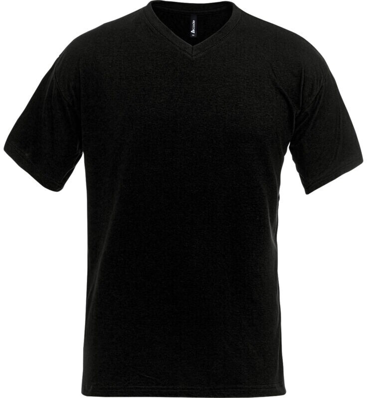Fristads T-shirt Acode mit V-Ausschnitt 1913 BSJ black