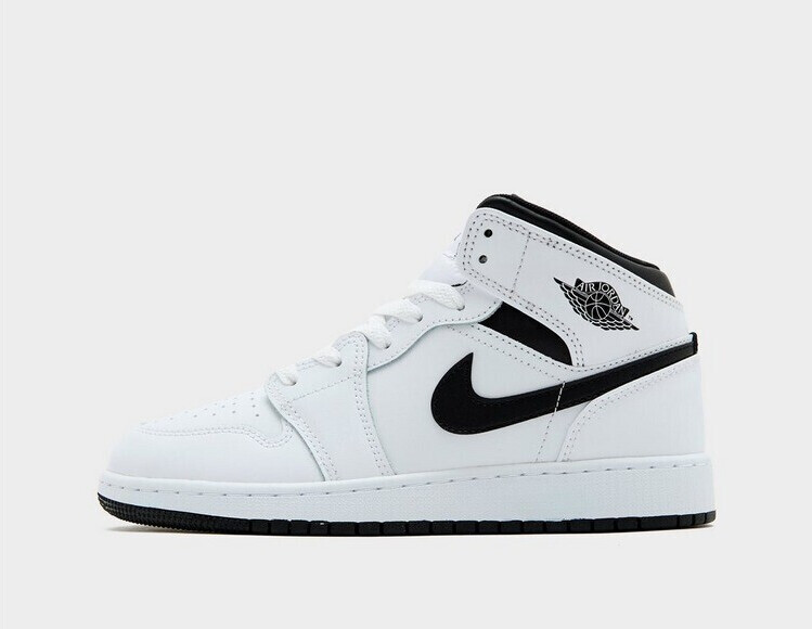 Nike Air Jordan 1 Mid Kids white white black black ab 75 00 Preisvergleich bei idealo