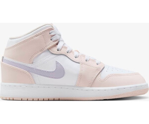 Nike Air Jordan 1 Mid Kids pink wash white violet frost ab 124 95 Preisvergleich bei idealo