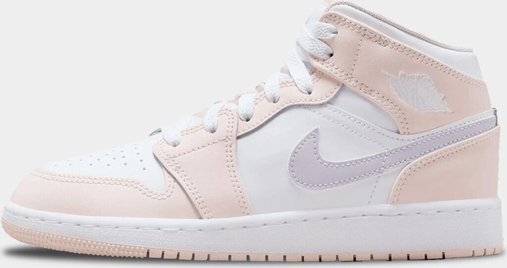White blue pink jordans top