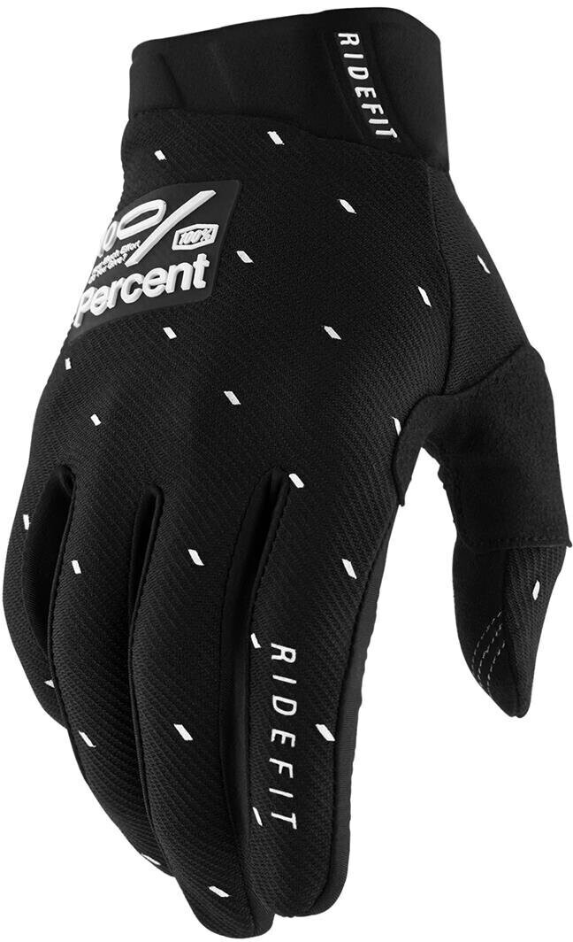 100% Ridefit Slasher Gloves black