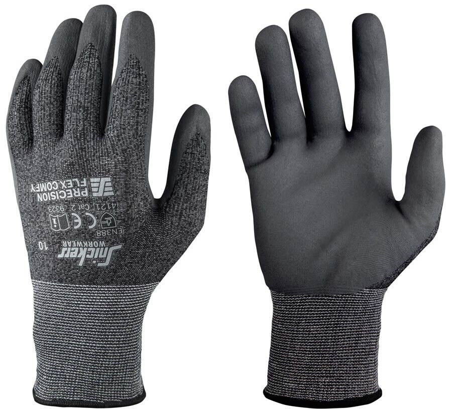 Snickers Gloves Präzisions Flex Komfort Pairs Anthrazit/Steingrey