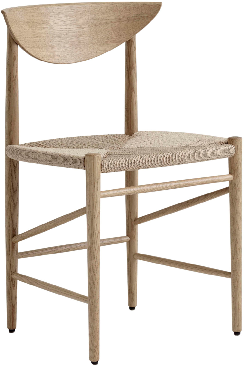 &Tradition Drawn HM3 chair brown 49x78x46 cm white oiled oak (14030092) (002)