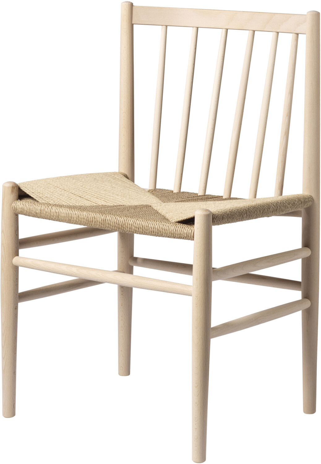 FDB Møbler J80 chair brown 50x82x51 cm soaped/natural (016)