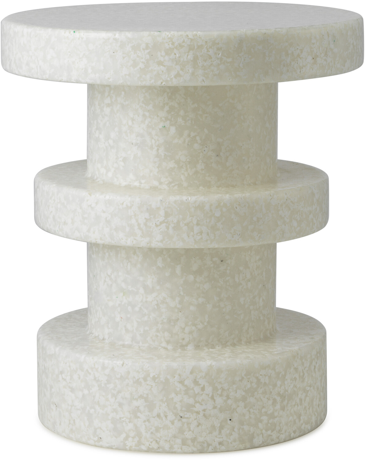 Normann Copenhagen Bit Stool Stack stool white 36x42x36 cm white/white white (204)