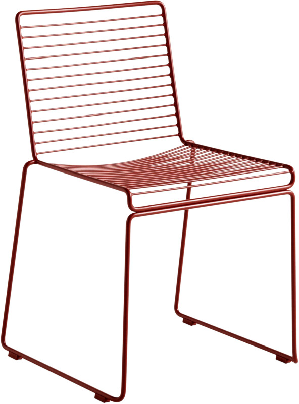 HAY Hee Dining Chair red 41x78x50 cm rust brown rust (902)