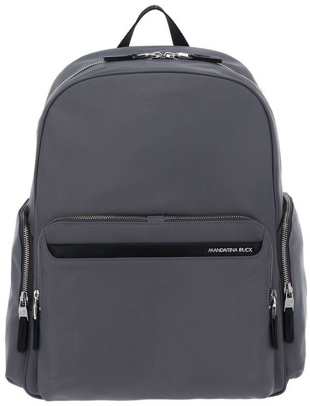 Mandarina Duck Damen Hunter Bauchtasche, Smoked Pearl, Aus Glänzendem Nylon Mit Kunstleder-Details Und Verstellbarem Band