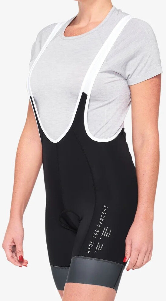 100% Exceeda Bib Shorts Women Black