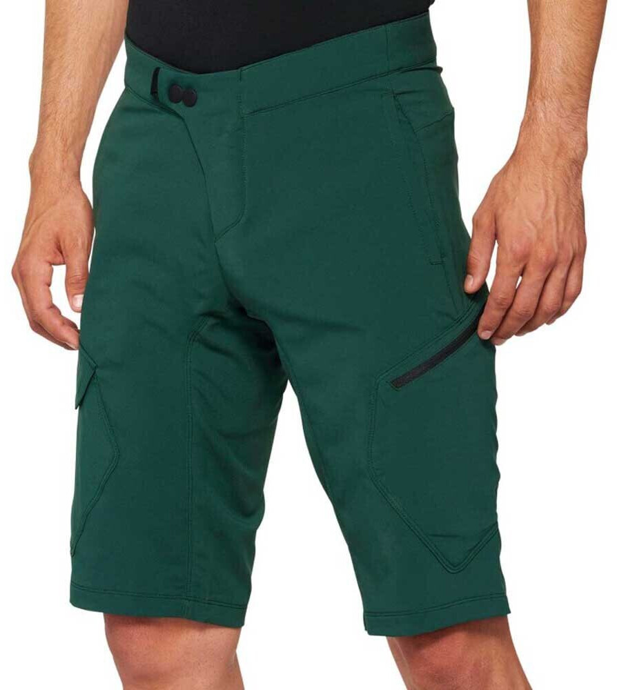 100% Ridecamp Shorts Men green