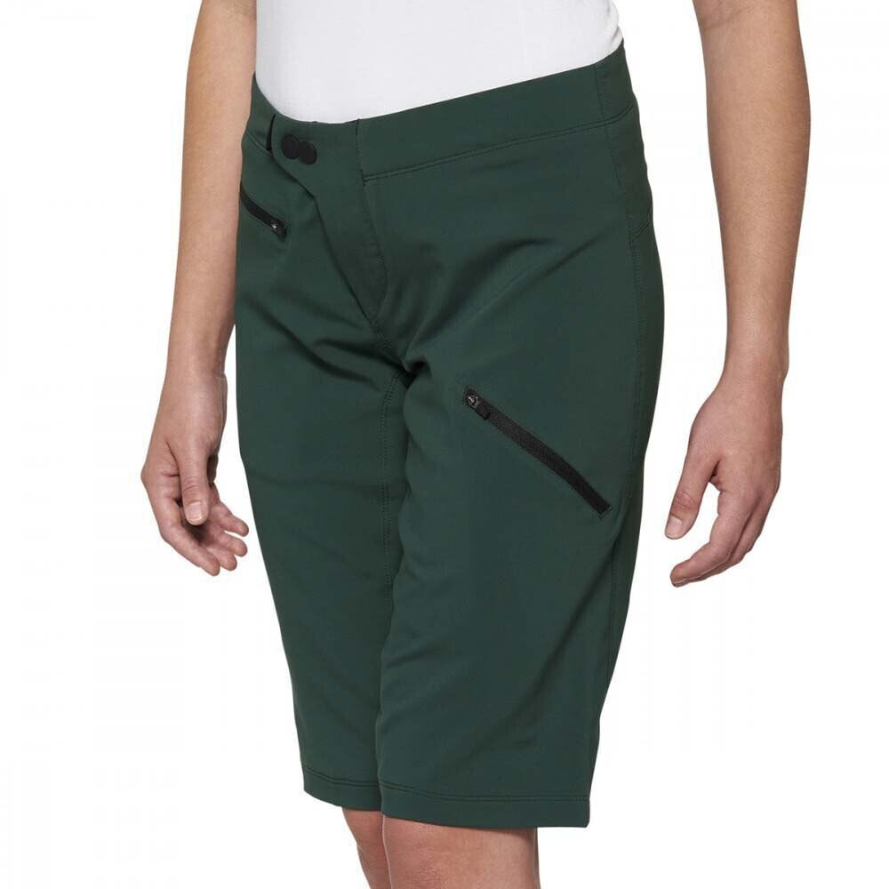 100% Ridecamp Shorts Women Green