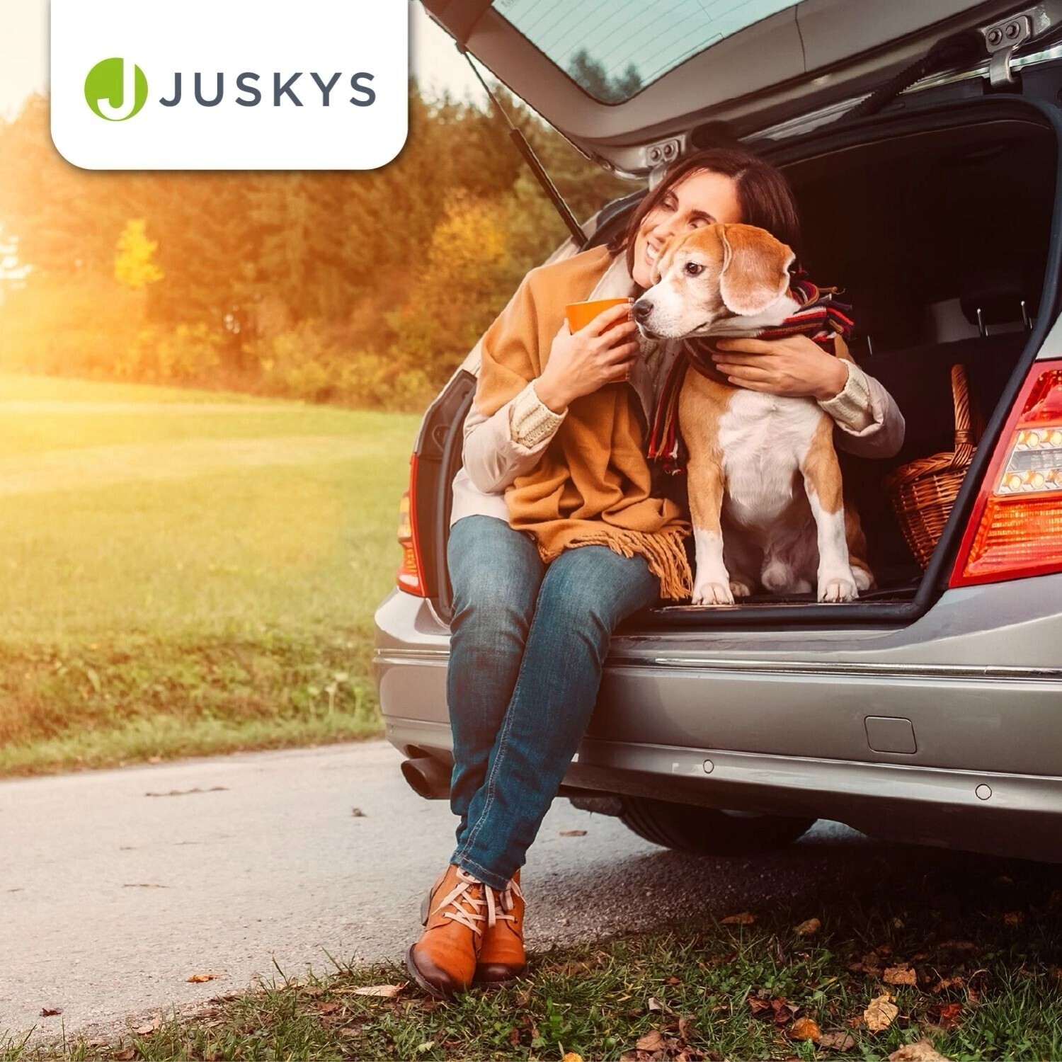 Juskys Lassie dog transport box