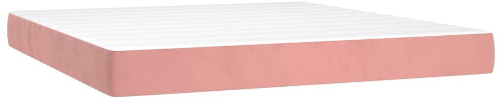 vidaXL Pocket Spring Mattress Pink 160x200cm (347833)