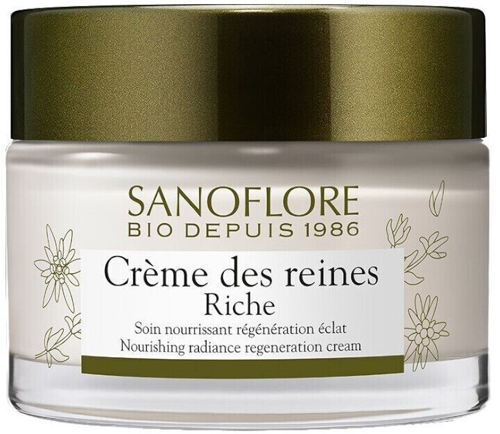 Sanoflore Crème des Reines Riche - Soin nourrissant régénération éclat (50 ml)