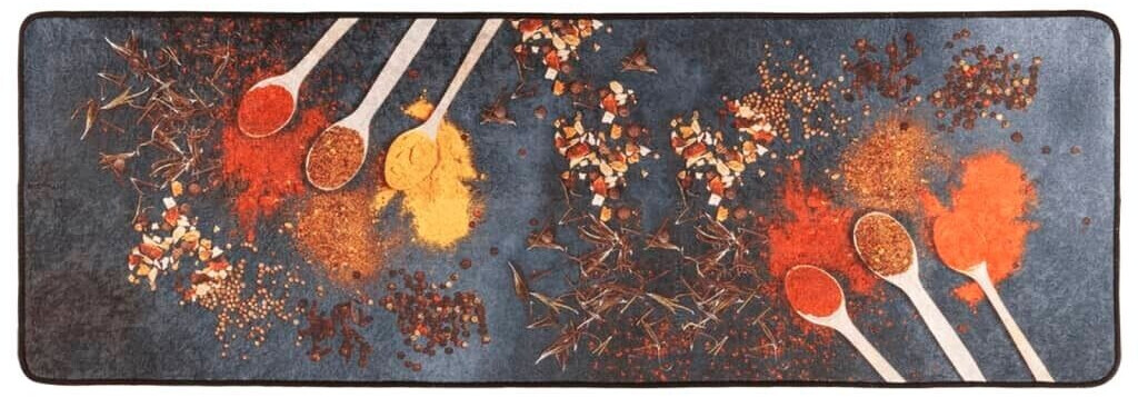 vidaXL Kitchen rug multicolored 60x180 cm washable