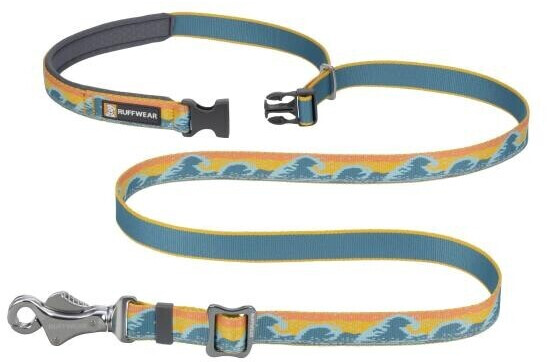 Ruffwear Laisse classique pour chien 110-180cm/25mm Rising Wave Ruffwear Laisse classique pour chien 110-180cm/25mm Rising Wave