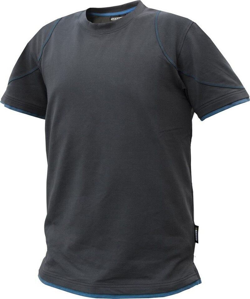 Dassy Kinetic T-shirt anthracite/azurblue