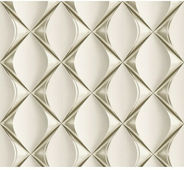 A.S. Creation My Home My Spa Leather Look gray 3D optics
