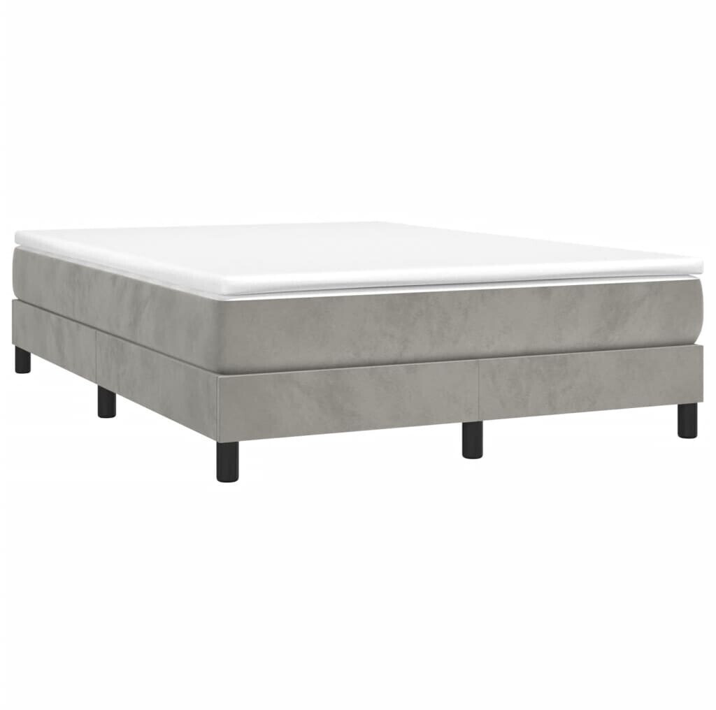 vidaXL Box spring bed with mattress 25 140x190cm (3144327)