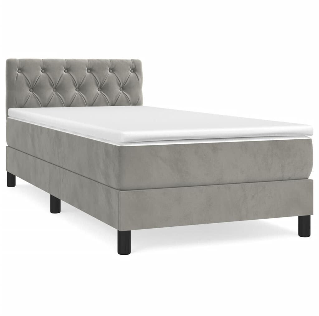vidaXL Box spring bed with mattress 80x200cm (31414)