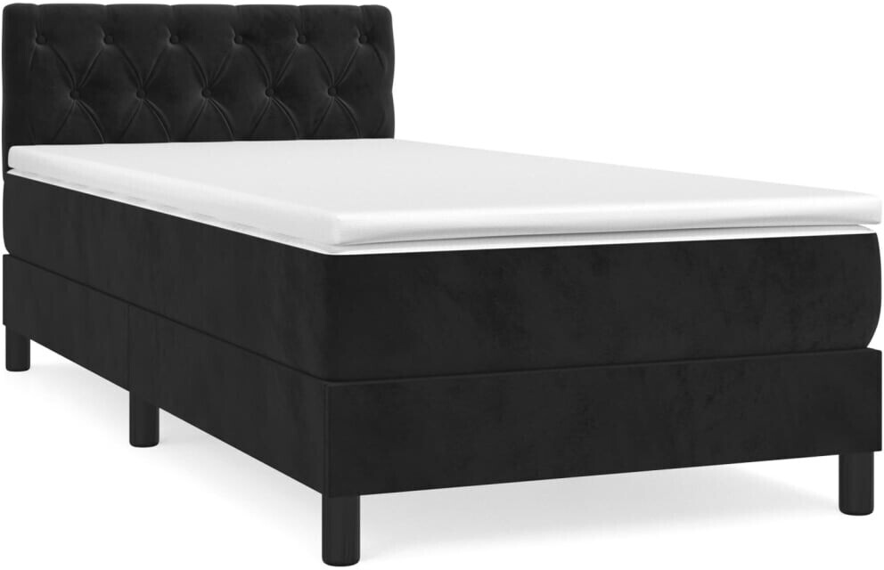 vidaXL Box spring bed with mattress 80x200cm (3141451)