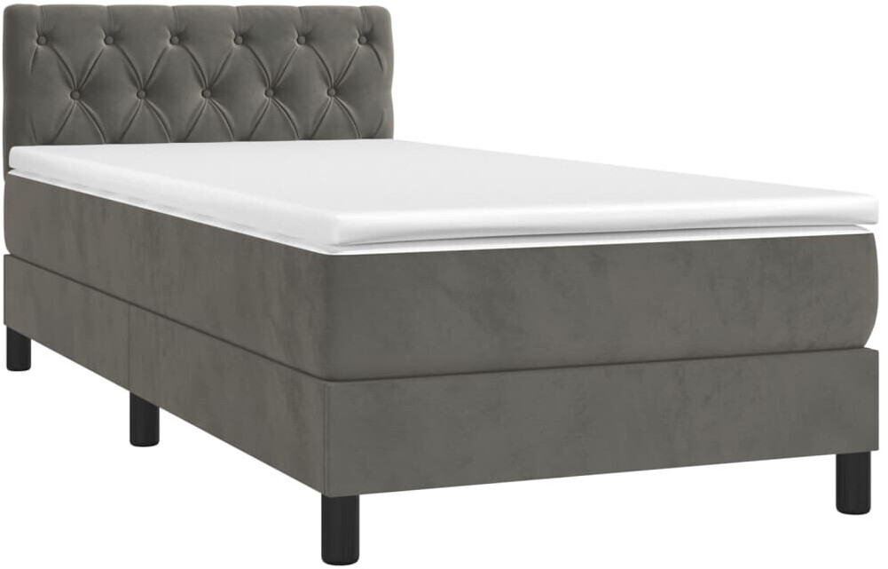 vidaXL Box spring bed with mattress 80x200cm (3141450)