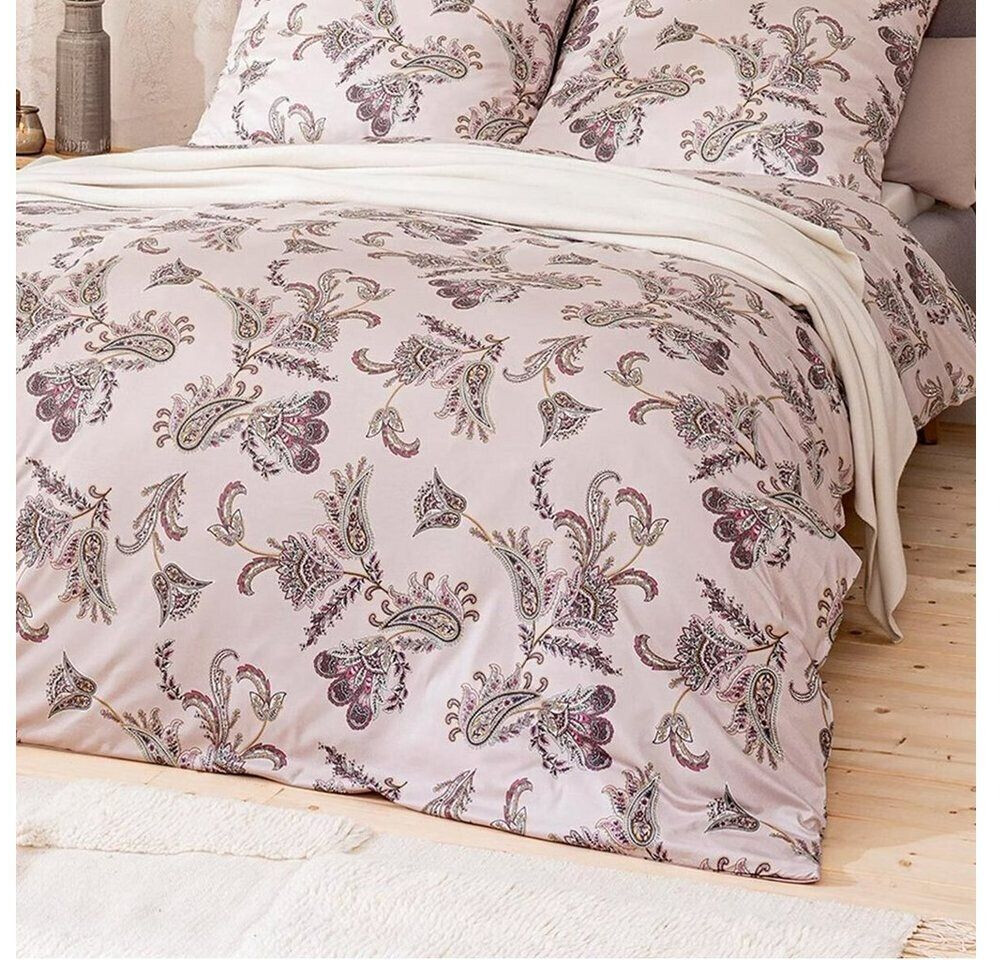 ESTELLA Youngline Square Bettwäsche - 135x200 Cm + 80x80 Cm Kissenbezug, Rot