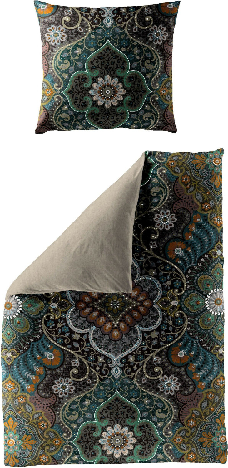 Lenzuola In Satin Di Cotone Bierbaum - Set 135x200 Cm + Federa 80x80 Cm, Argento - Foto 9