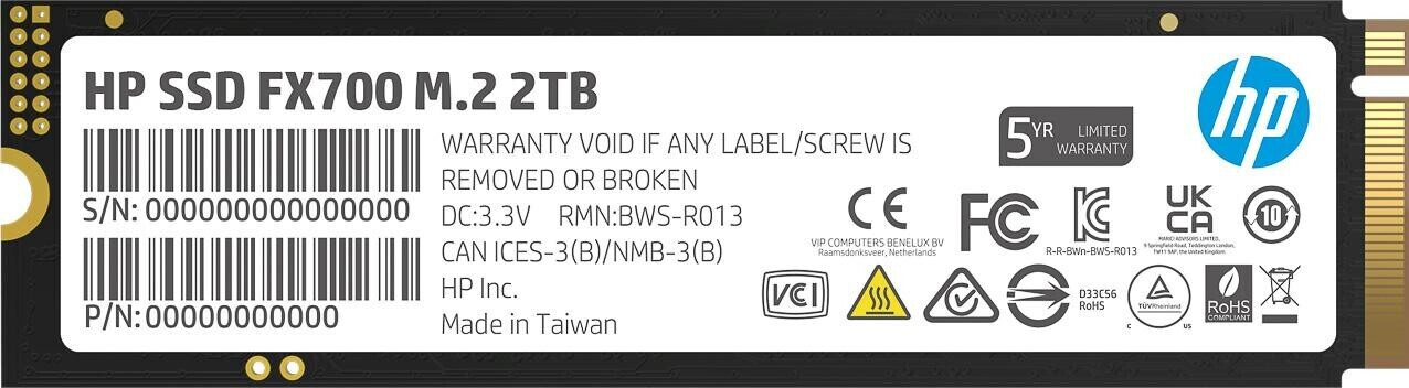 HP FX700 2TB