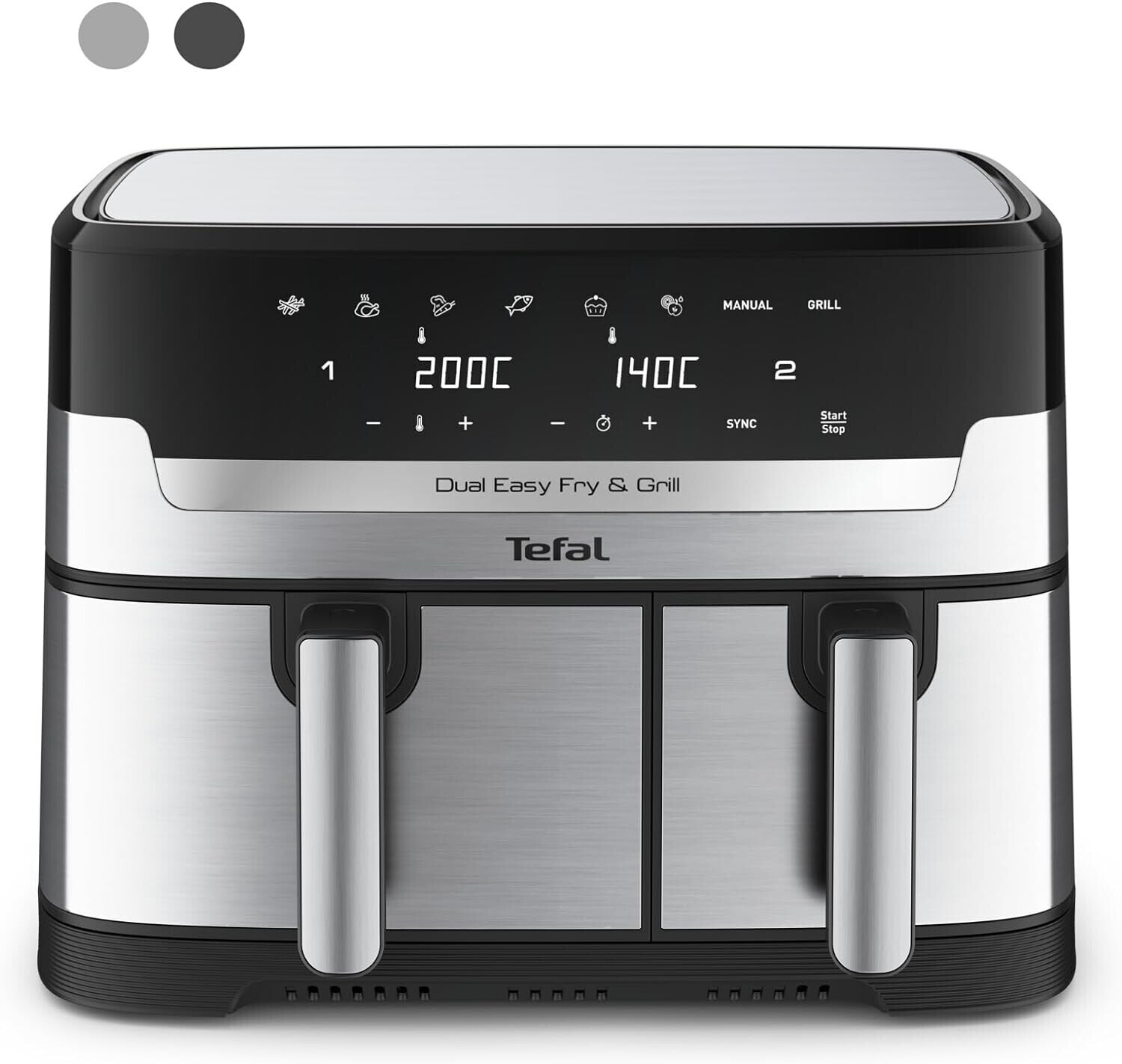 Photos - Fryer Tefal EY905D40 Easy Fry Dual Zone Air  & Grill 