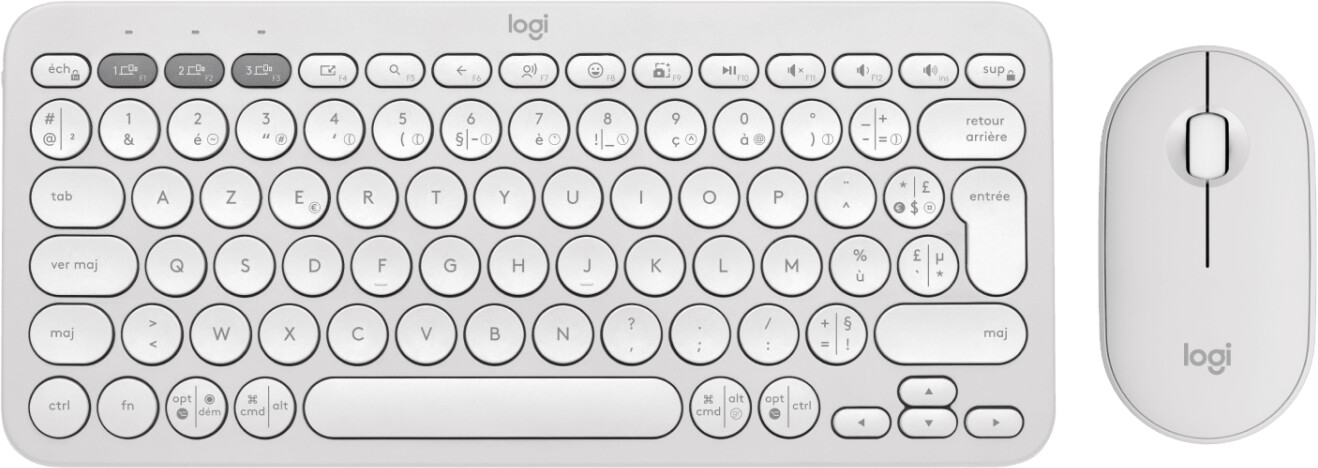 Logitech Pebble 2 Combo (FR) White