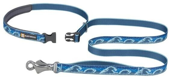Ruffwear Laisse classique pour chien Midnight Wave Ruffwear Laisse classique pour chien Midnight Wave