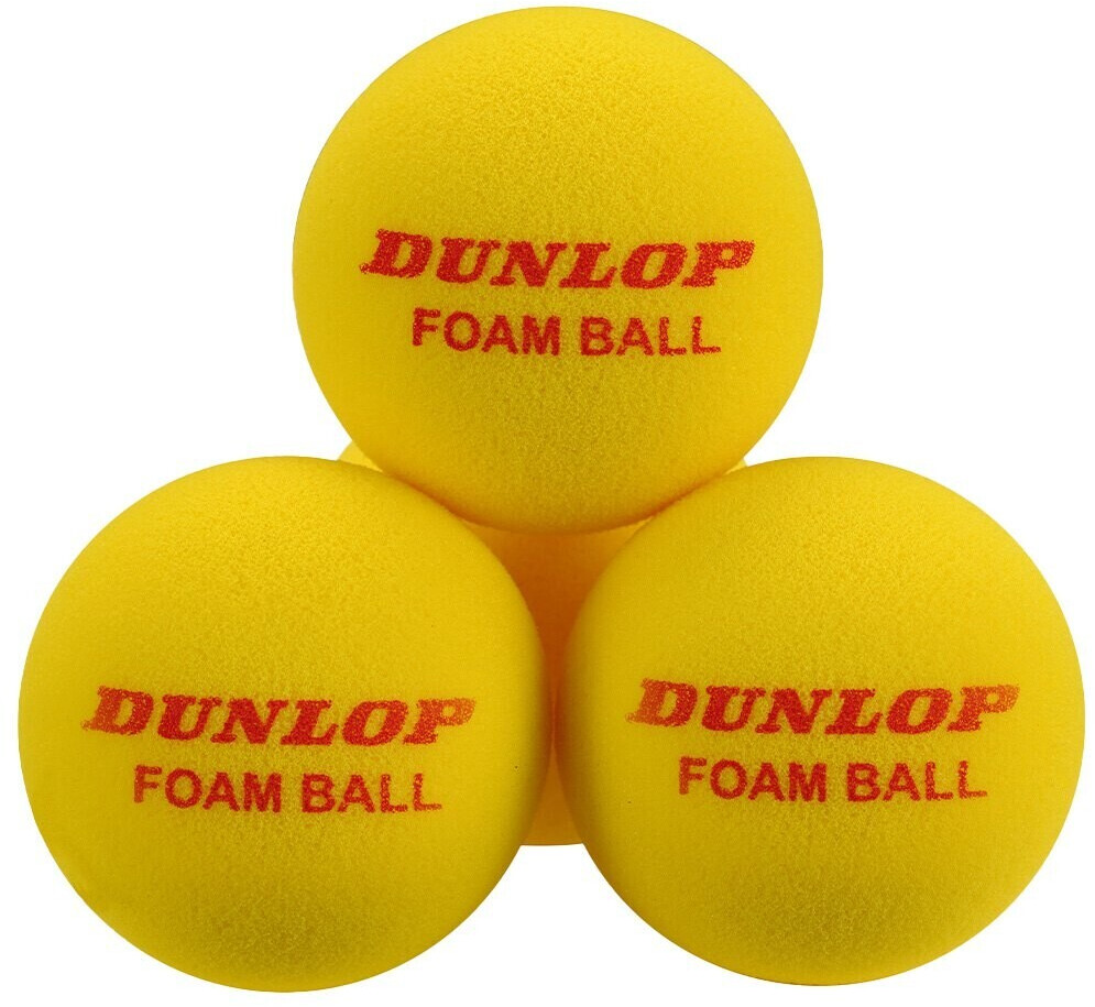 Dunlop Dunlop Indoor Foam Ball 12 Units Golden