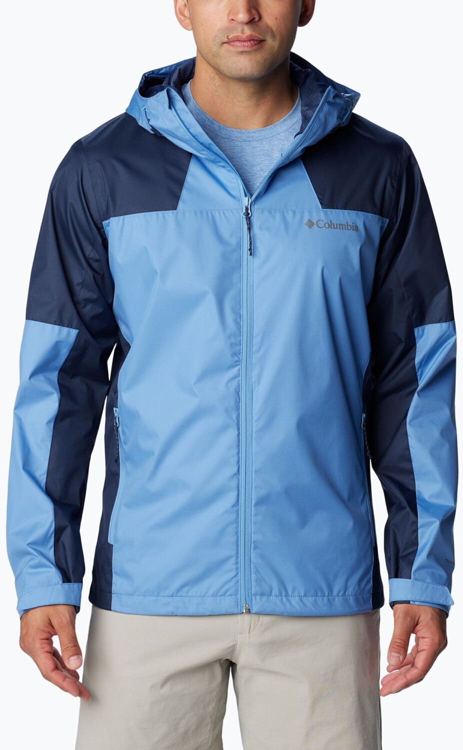 Columbia Inner Limits III Rain Jacket skyler/collegiate navy