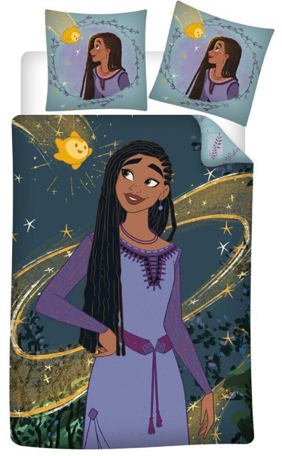 Aymax! Disney Wish Asha reversible bed linen 2 pieces 135x200 cm