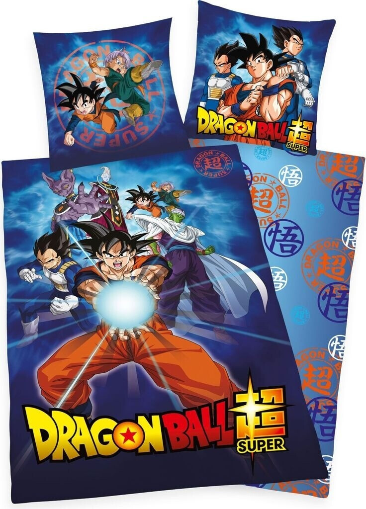 Herding Dragonball reversible bed linen set 80x80+135x200 cm