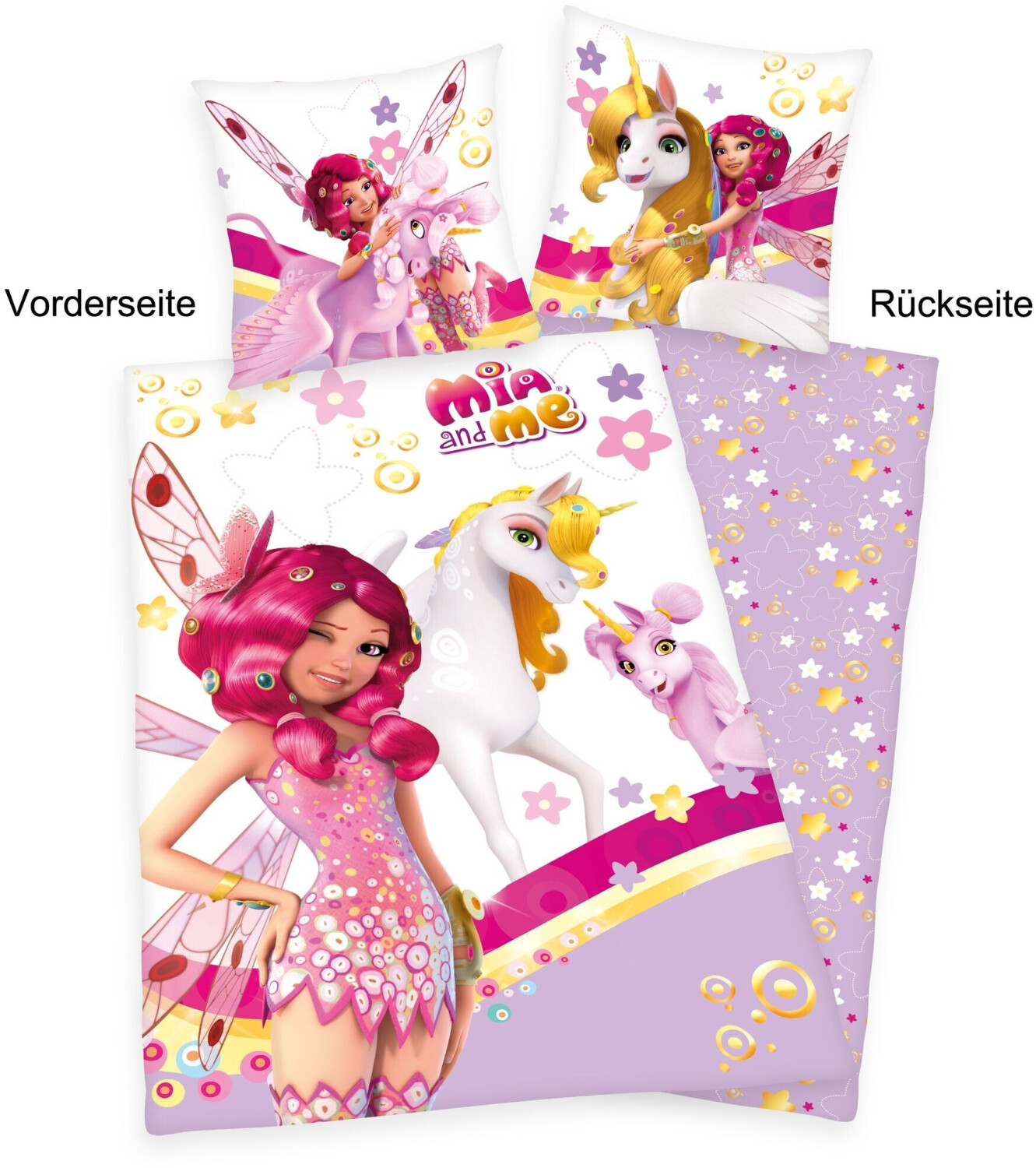 Herding Herding bed linen Mia and Me 80x80cm and 135x200cm
