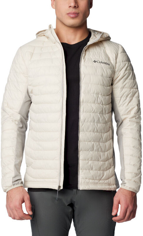Columbia Powder Pass Hybrid Hooded Jacket Men (1773271) dark stone/flint grey