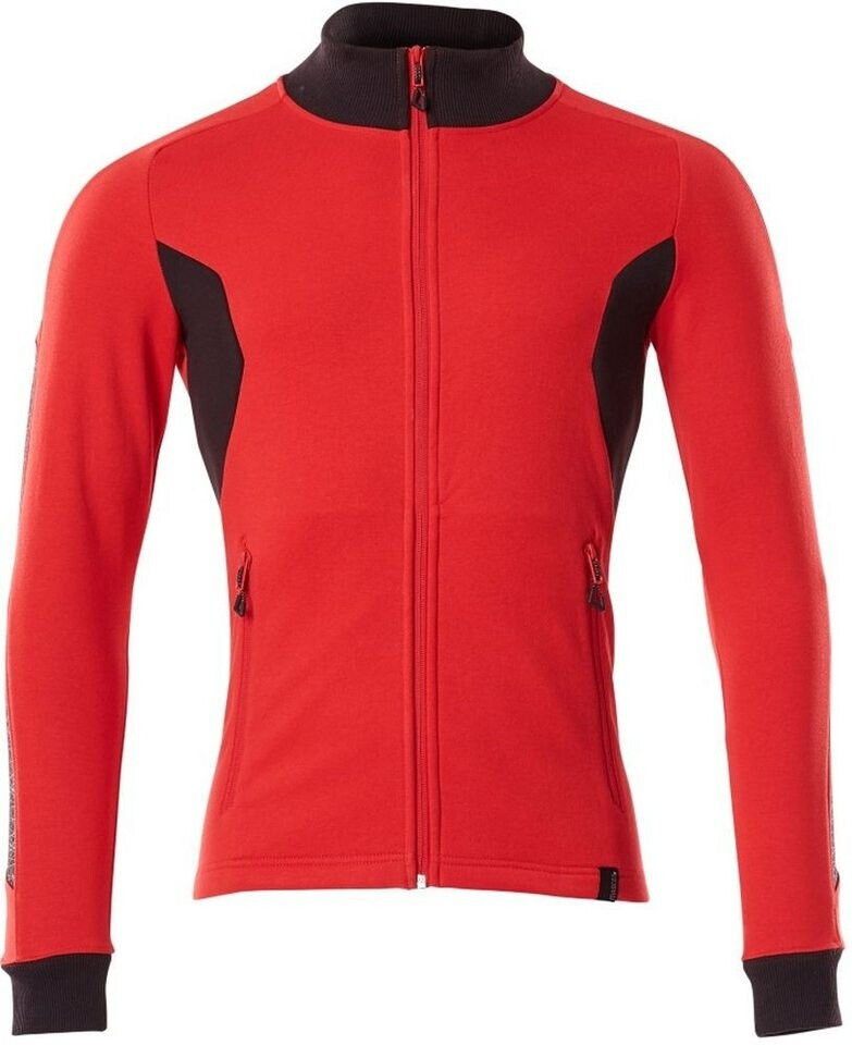 Mascot Workwear Sweatshirt Accelerate mit Reißverschluss Verkehrsrot/Schwarz 18484-962-20209 One