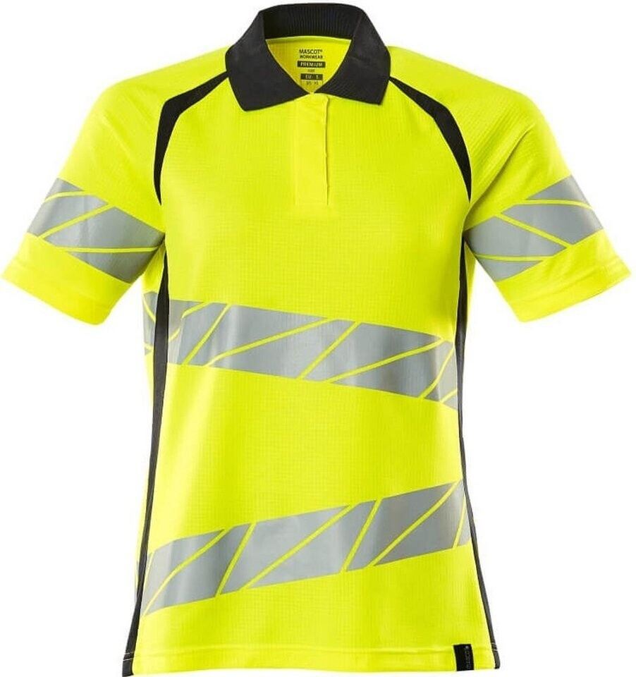 Mascot Workwear Polo-Shirt Accelerate Safe hi-vis yellow/blackblue-One