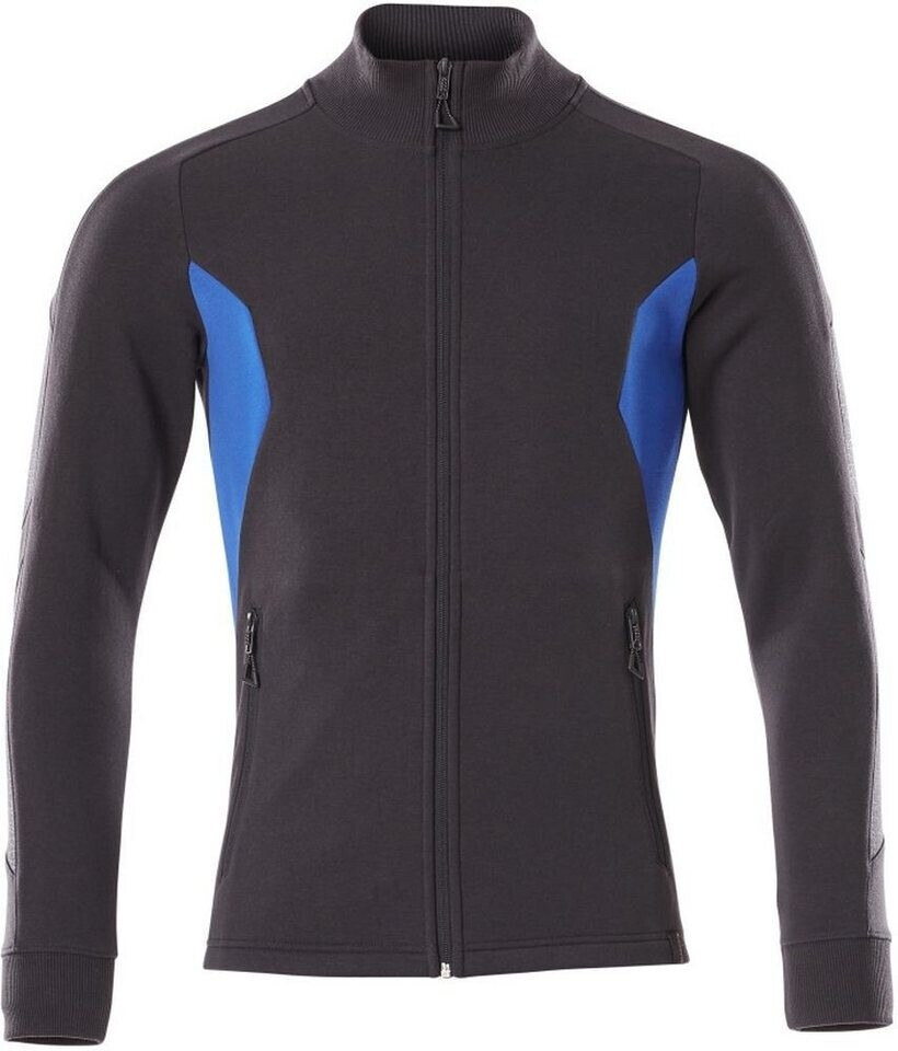 Mascot Workwear Sweatshirt Accelerate mit Reißverschluss Schwarzblau/Azurblau 18484-962-01091 One