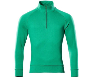 Mascot Workwear Sweatshirt mit kurzem Reißverschluss Crossover Grasgrün