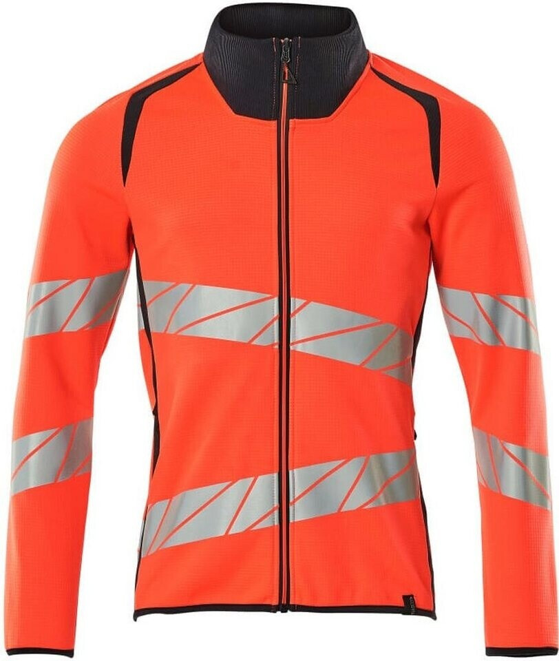 Mascot Workwear Sweatshirt mit Reißverschluss Accelerate Safe hi-vis Rot/Schwarzblau