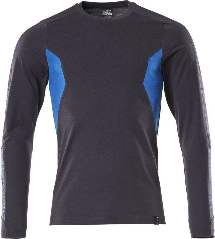 Mascot Workwear T-Shirt Accelerate Langarm blackblue/Azurblue 18381-959-01091 One