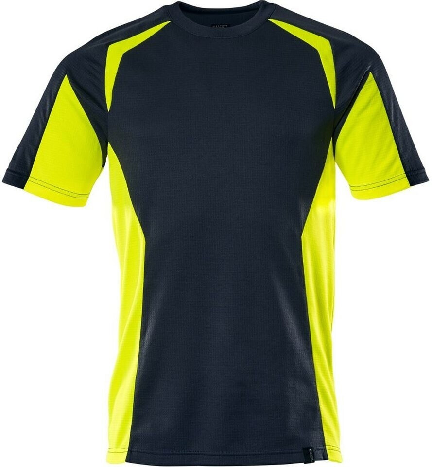 Mascot Workwear T-Shirt blackblue/Hi-vis yellow 22082-771-01017
