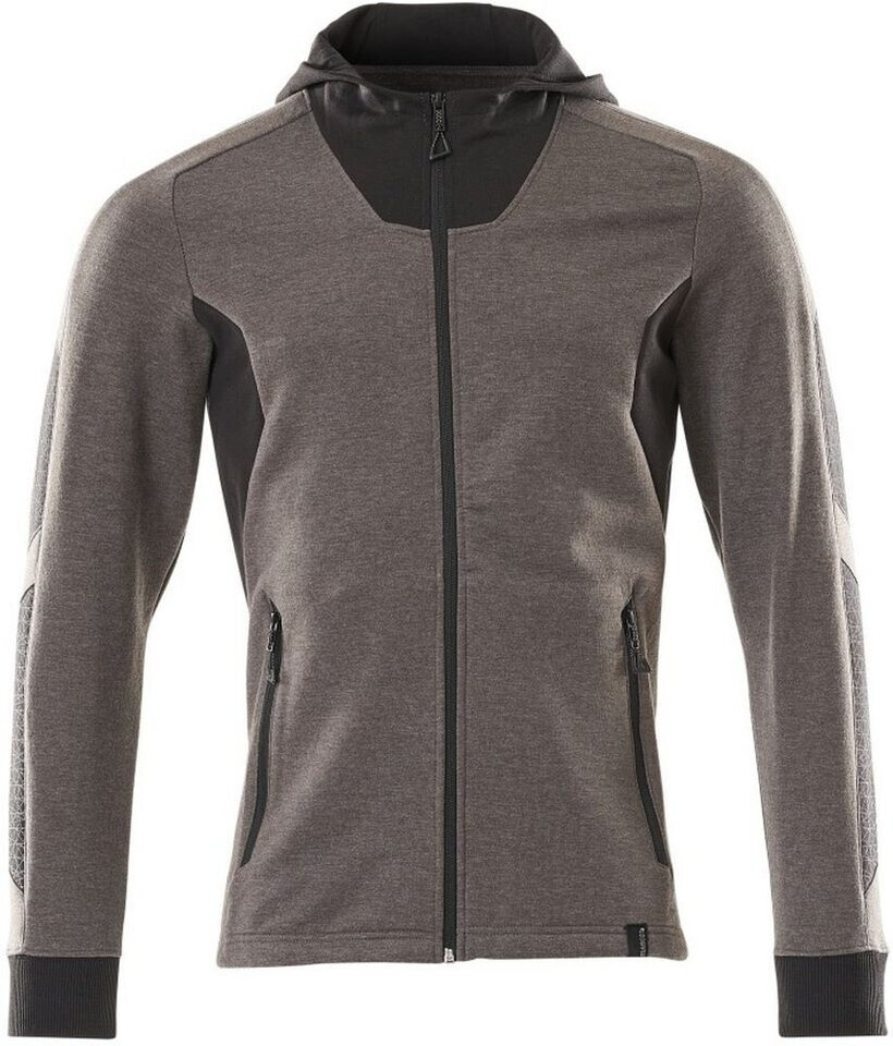 Mascot Workwear Kapuzensweatshirt Accelerate mit Reißverschluss Dunkelanthrazit/Schwarz 18584-962-1809 One