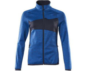 Mascot Workwear Fleecepullover Accelerate mit Reißverschluss Azurblau/Schwarzblau 18153-316-91010