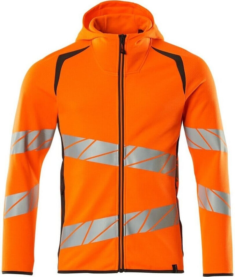 Mascot Workwear Kapuzensweatshirt mit Reißverschluss Accelerate Safe hi-vis Orange/Dunkelanthrazit